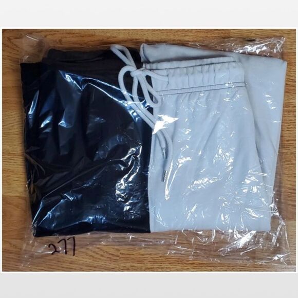 New Ultra Flirt Jogger Pants Womens Plus 3X Color Block Black White Sweats NWT - Picture 13 of 14